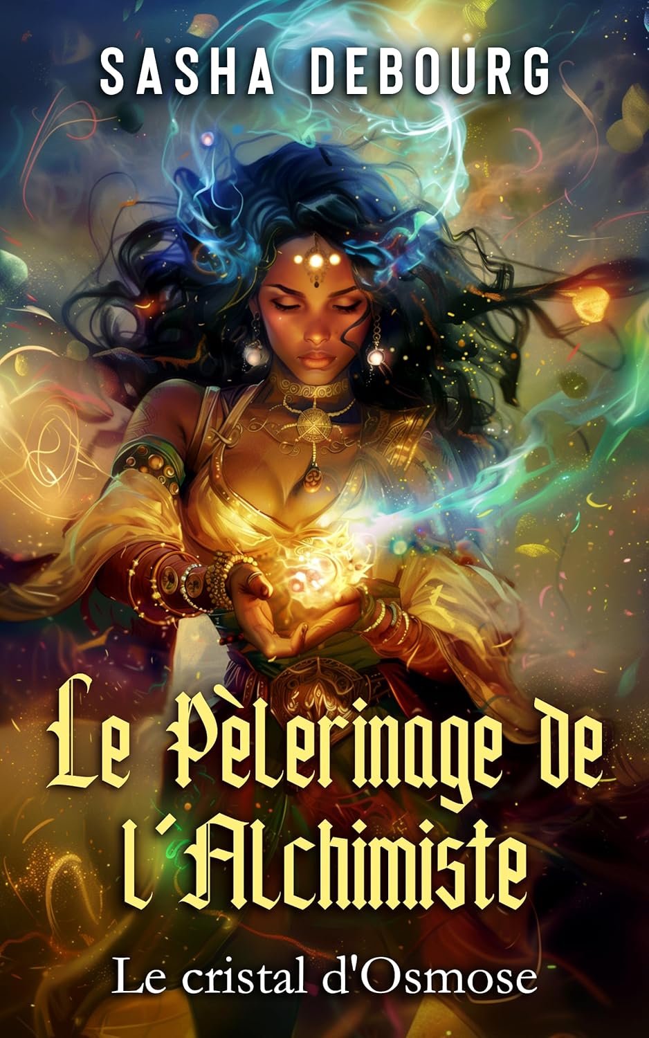 Couverture de Le Cristal d'Osmose, tome 1 : Le Pèlerinage de l'Alchimiste